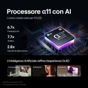 LG TV 55 pollici LG OLED evo AI G4 4K Smart TV 2024, OLED55G45LW